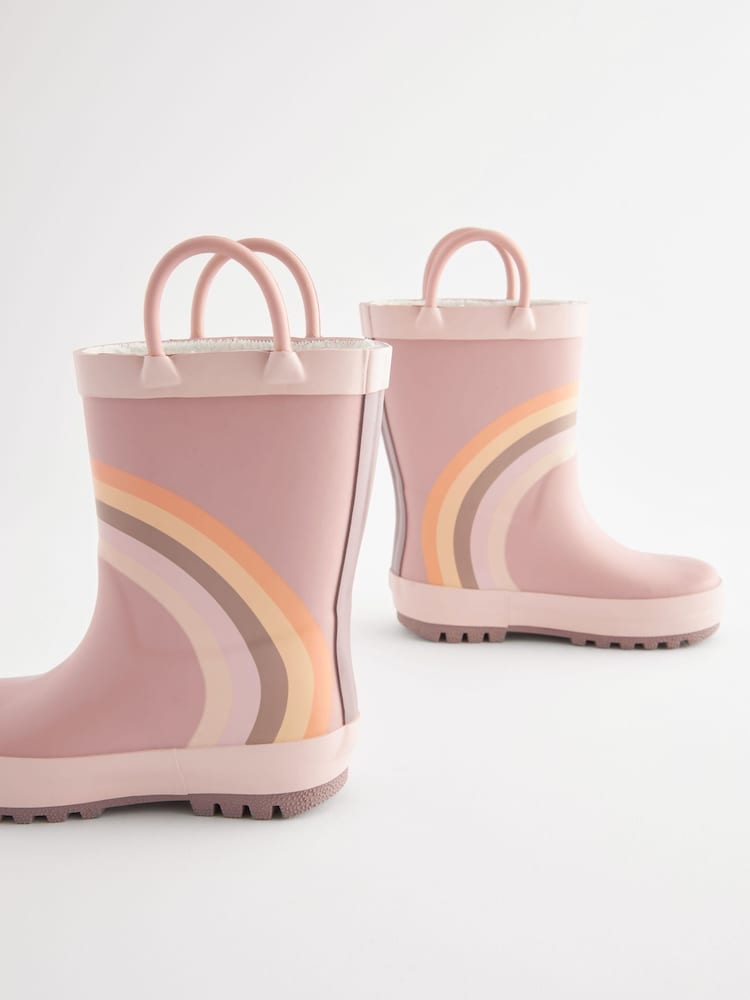 Neutral Rainbow Handle Wellies - Image 4 of 5
