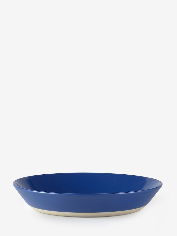 Sur La Table Set of 4 Blue Colour Me Happy Pasta Bowls 23cm - Image 1 of 3