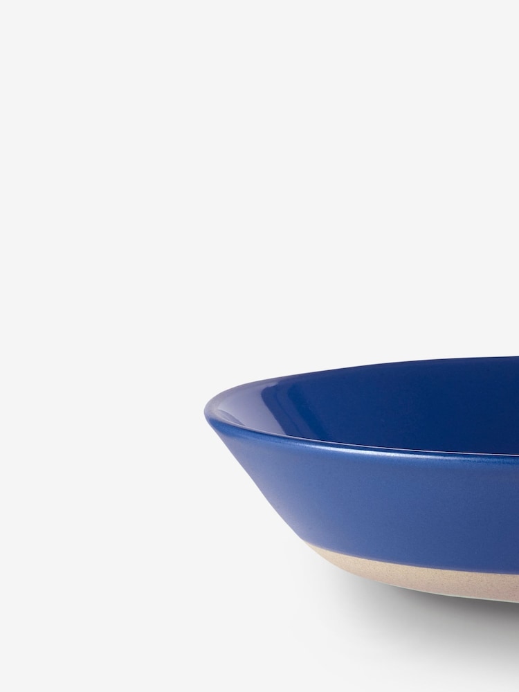 Sur La Table Set of 4 Blue Colour Me Happy Pasta Bowls 23cm - Image 3 of 3