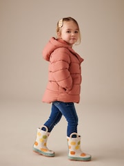Neutral Pumpkin Handle Wellies - Image 4 of 9