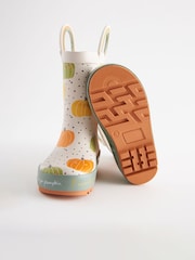 Neutral Pumpkin Handle Wellies - Image 9 of 9