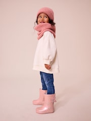 Pink Metallic Fairy Wellies - Image 2 of 8