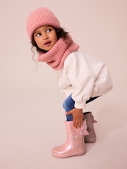 Pink Metallic Fairy Wellies - Image 3 of 8