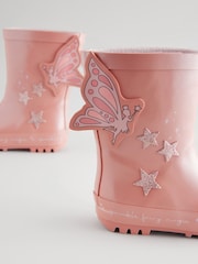 Pink Metallic Fairy Wellies - Image 8 of 8
