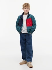 Tommy Hilfiger Blue Flag Embroidery Relaxed Jacket - Image 3 of 6