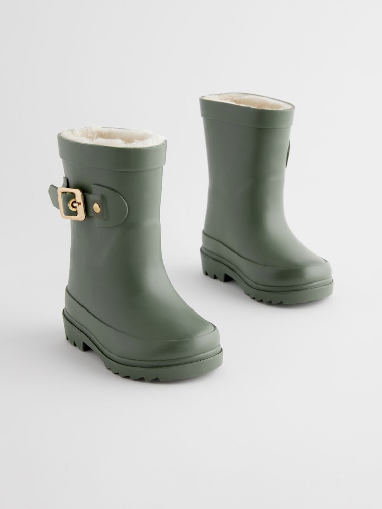 Verde caqui - Botas de agua con hebilla - Imagen 1 de 5 Verde caqui - Botas de agua con hebilla - Imagen 1 de 5