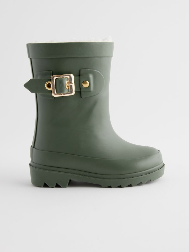 Verde caqui - Botas de agua con hebilla - Imagen 2 de 5 Verde caqui - Botas de agua con hebilla - Imagen 2 de 5