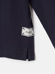 Joules Boys' Finlay Navy Blue Fox Print Artwork Top - Image 5 of 5