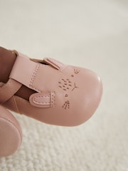 Pink Bunny T-Bar Baby Shoes (0-24mths) - Image 2 of 6