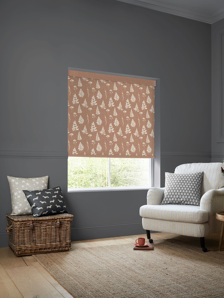 Emily Bond Rust Orange Tynesfield Made To Measure Roller Blind - Image 2 of 6