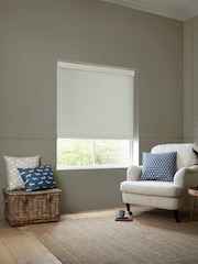 Emily Bond Sky Blue Jaipur Made To Measure Roller Blind - Image 2 of 6