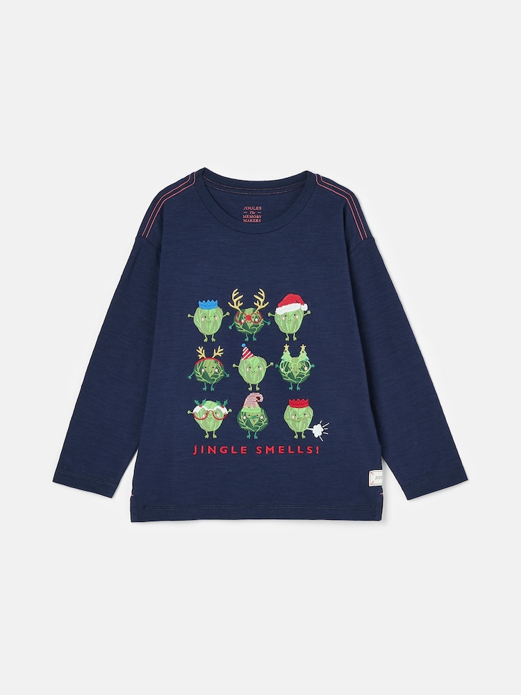 Joules Boys' Jack Blue Artwork Top - Image 1 of 1