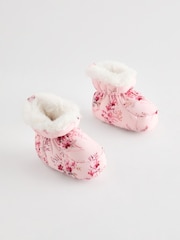 Floral rose - Chaussons pour bébé (0-24mois) - Image 1 of 6