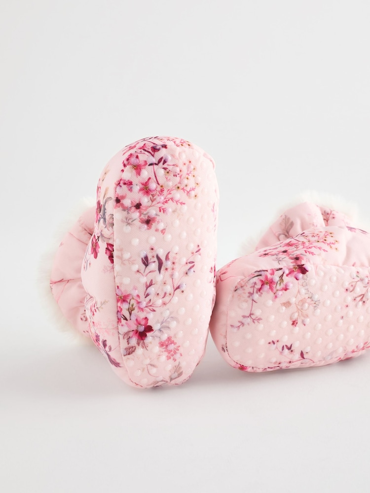 Floral rose - Chaussons pour bébé (0-24mois) - Image 5 of 6