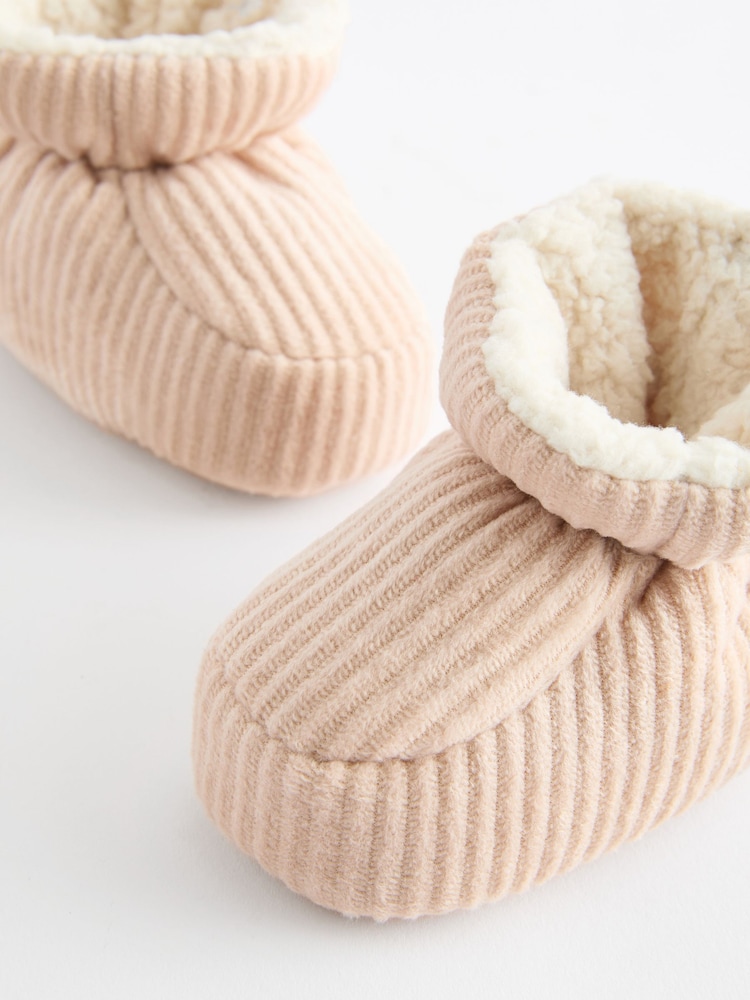 Neutral Baby Corduroy Boots (0-24mths) - Image 3 of 4