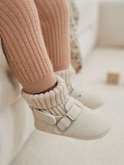 Neutral Baby Clogs Bootie Shoes (0-18mths) - Image 1 of 8