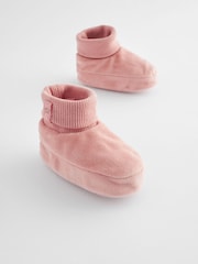 Pink Bootie Baby Shoes (0-18mths) - Image 2 of 6