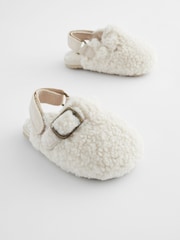 Neutral Borg Baby Clog Shoes (0-18mths) - Image 1 of 7