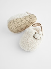 Neutral Borg Baby Clog Shoes (0-18mths) - Image 4 of 7