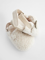 Neutral Borg Baby Clog Shoes (0-18mths) - Image 5 of 7