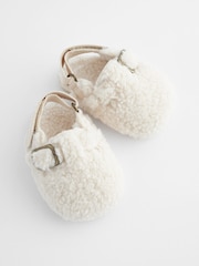 Neutral Borg Baby Clog Shoes (0-18mths) - Image 7 of 7