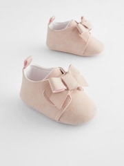 Pink Bow Baby Trainers (0-24mths) - Image 3 of 7