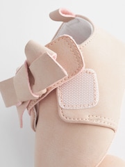 Pink Bow Baby Trainers (0-24mths) - Image 6 of 7