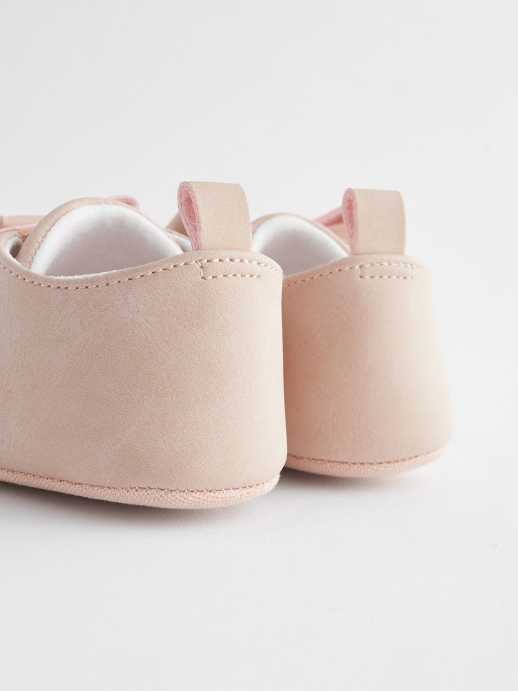 Pink Bow Baby Trainers (0-24mths) - Image 7 of 7
