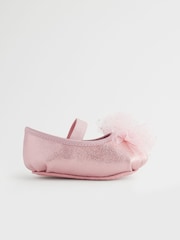 Pink Baby Bow Occasion Shoes (0-24mths) - Image 2 of 6