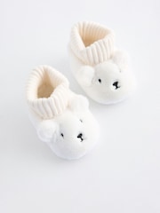 White Bear Baby Bootie Shoes (0-18mths) - Image 5 of 5