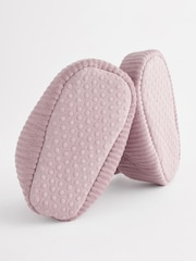Mauve Purple Baby Corduroy Boots (0-18mths) - Image 3 of 5