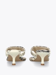 Steve Madden Cream Soundview Snakeprint Sandals - Image 4 of 4