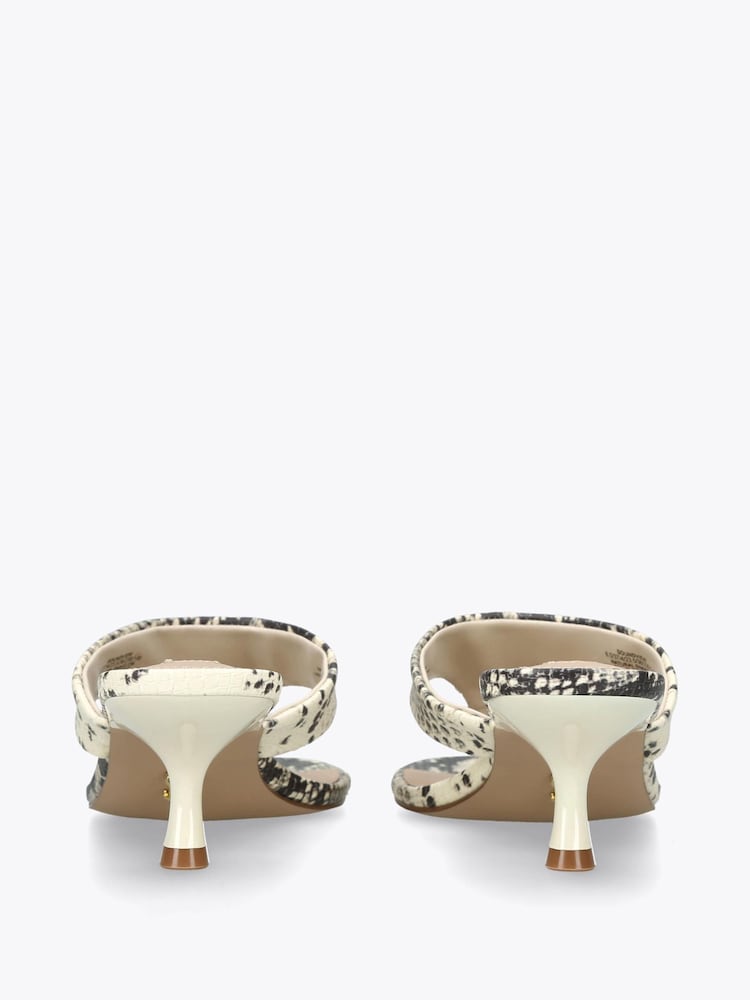Steve Madden Cream Soundview Snakeprint Sandals - Image 4 of 4