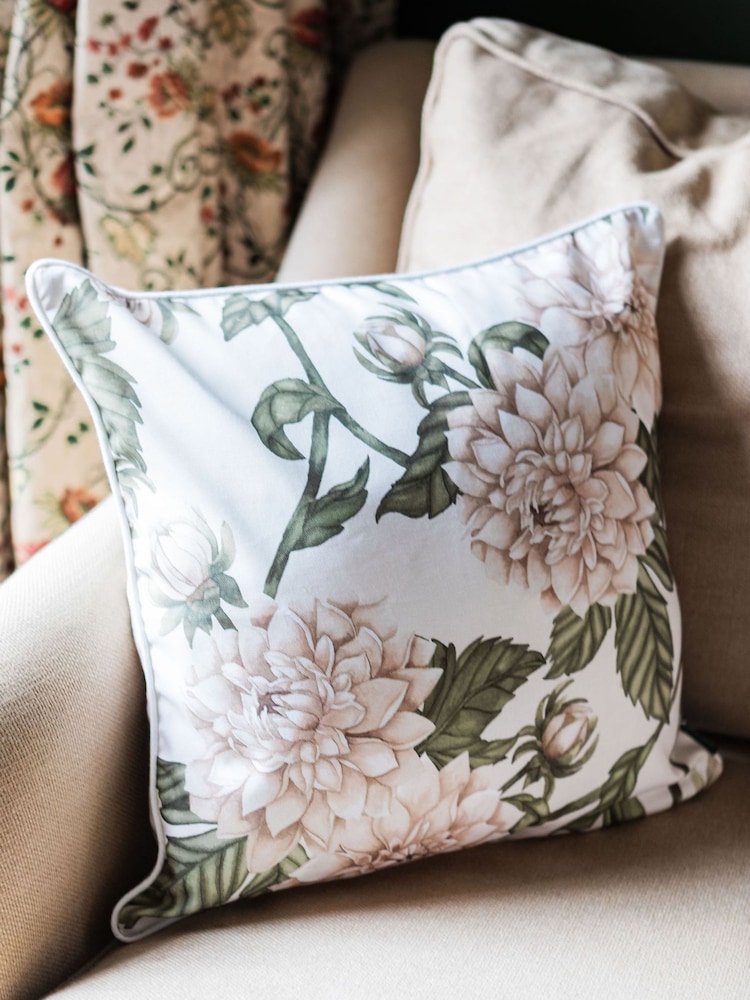 Avalon Home Natural English Dahlia Cushion Cover - Image 2 of 6