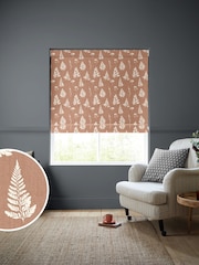 Emily Bond Rust Orange Tynesfield Made to Measure 100% Cotton Roman Blinds - Image 1 of 5