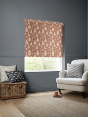 Emily Bond Rust Orange Tynesfield Made to Measure 100% Cotton Roman Blinds - Image 4 of 5