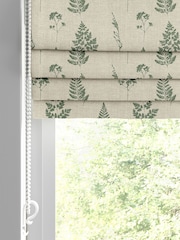 Emily Bond Forest Green Tynesfield Made to Measure 100% Cotton Roman Blinds - Image 2 of 5
