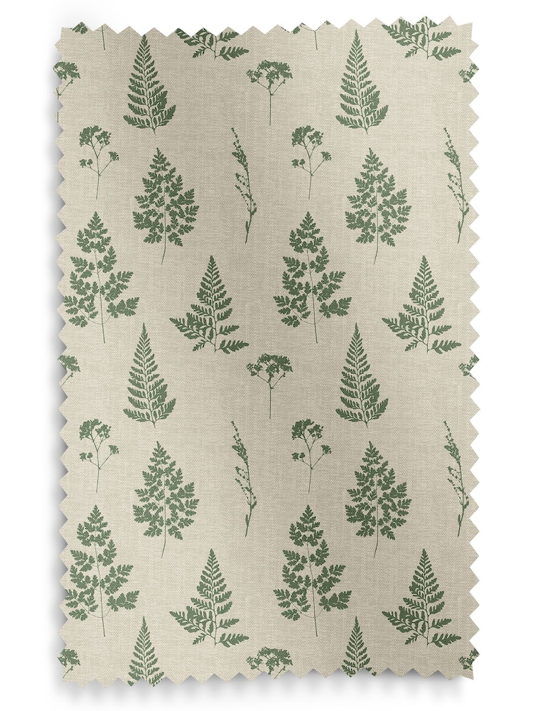 Emily Bond Forest Green Tynesfield Made to Measure 100% Cotton Roman Blinds - Image 5 of 5