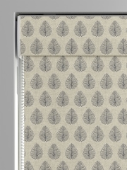 Emily Bond Charcoal Grey Jaipur Made to Measure 100% Cotton Roman Blinds - Image 3 of 5
