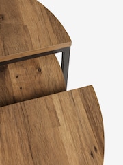 Dark Bronx Nest of 3 Coffee Table - Image 3 of 7