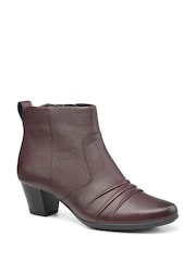 Hotter Red Aubrey Zip Fastening Regular Fit Boots - Image 2 of 4
