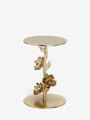 Gold Orchid Side Table - Image 4 of 7
