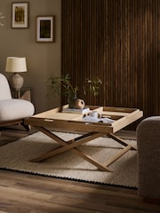 Natural Butler Oak Tray Coffee Table - Image 1 of 11