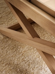 Natural Butler Oak Tray Coffee Table - Image 6 of 11