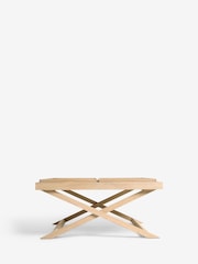 Natural Butler Oak Tray Coffee Table - Image 7 of 11