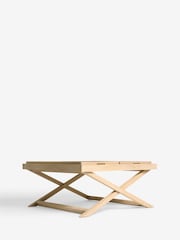 Natural Butler Oak Tray Coffee Table - Image 8 of 11