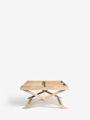 Natural Butler Oak Tray Coffee Table - Image 9 of 11