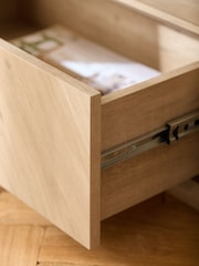 Light Natural Hayford Oak Effect TV Unit - Image 6 of 11