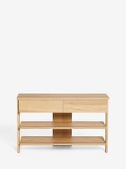 Natural Craft Oak Effect TV Unit - Image 11 of 11