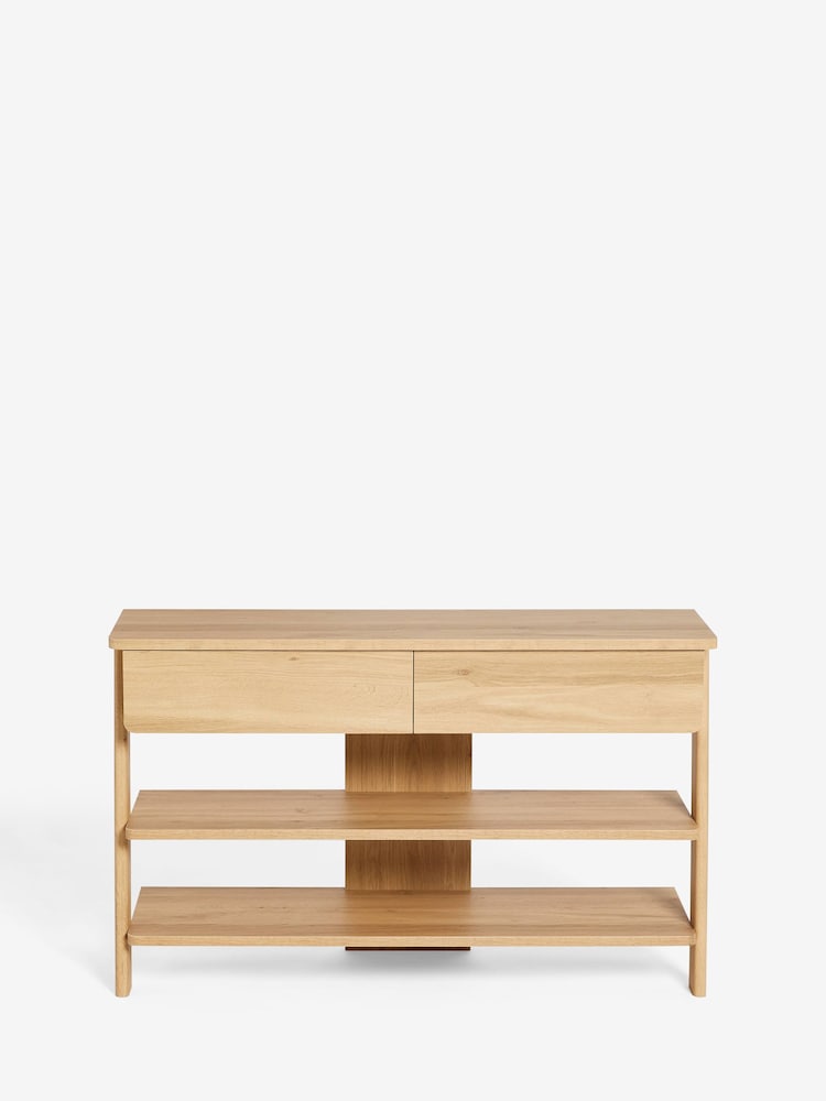 Natural Craft Oak Effect TV Unit - Image 11 of 11